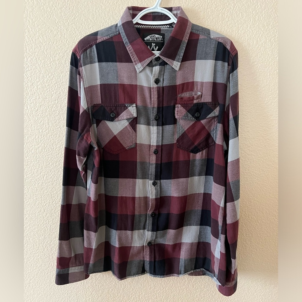 L/S Plaid Vans Flannel